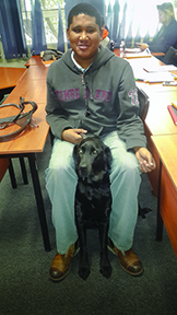 BLIND COURAGE: Jermaine and his best friend Ygor share a friendship more than convenience. Photo: Provided